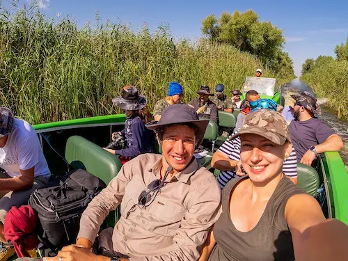 Safari pe canale în Deltă